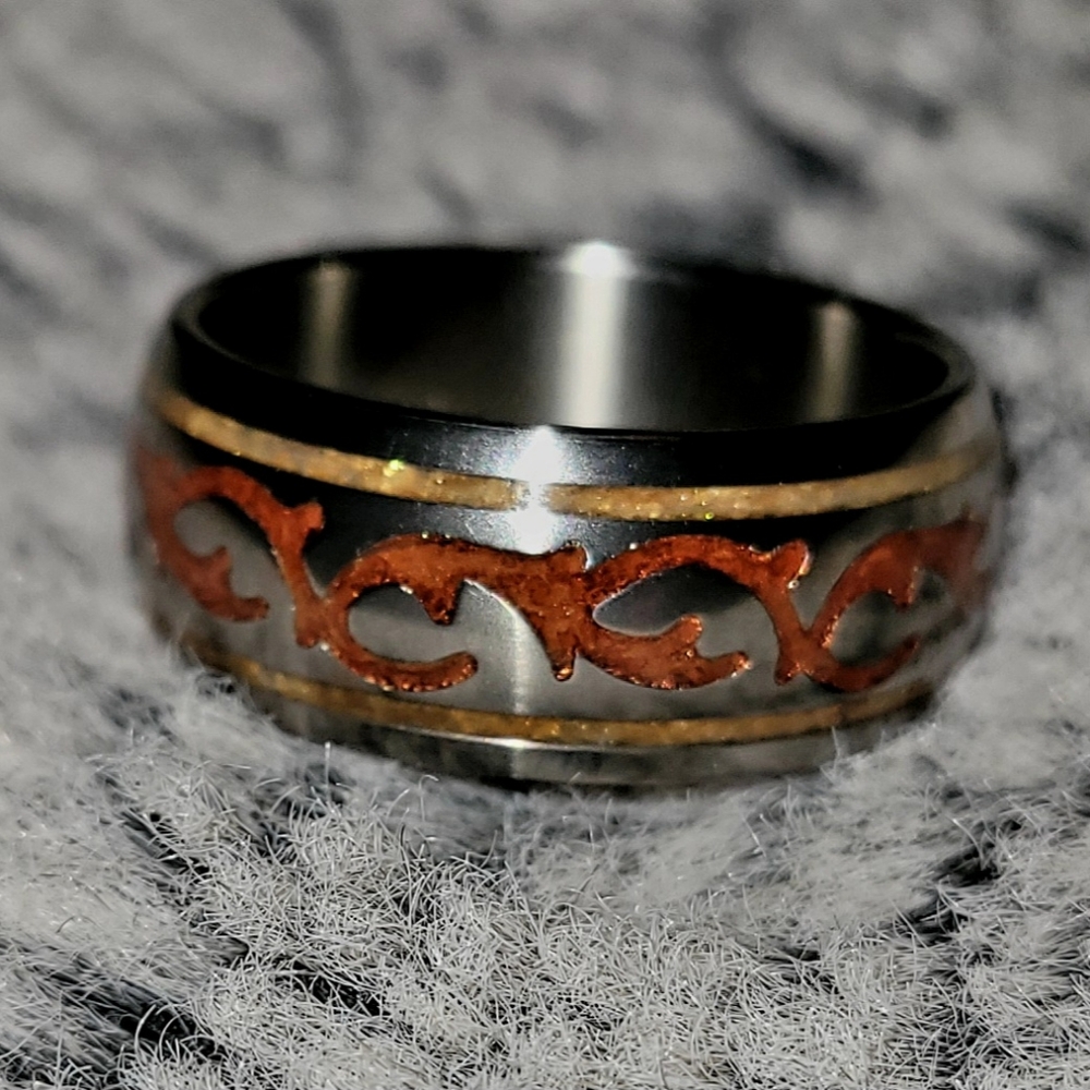 Custom handmade "viking" ring - Picture 3 of 5